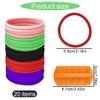 MOLZINY Pack of 40 Anti-Louse Hair Bobbles with Extra Fine