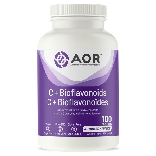 AOR AOR Vitamin C+ Bioflavonoids, 925mg, 100 Capsules 100-Day Supply