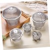 ABOOFAN 2 Pcs Stainless Steel Seasoning Strainer Mesh Tea Infuser