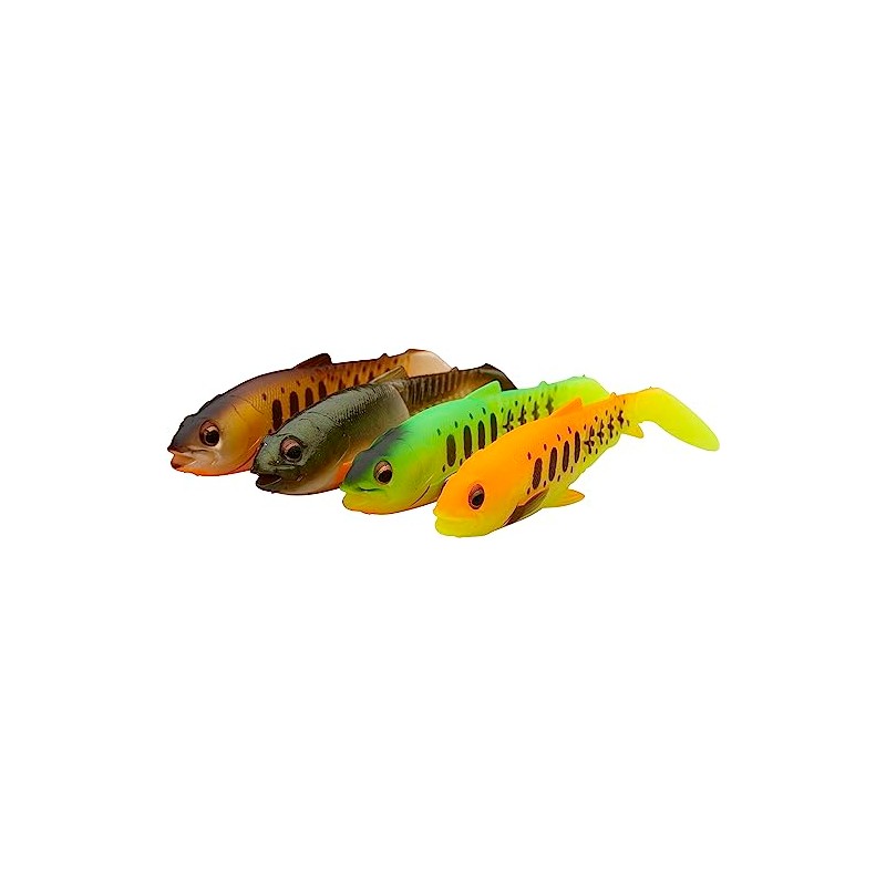 Savage Gear Craft Cannibal Paddletail Rubber Fish Rubber Bait Pack