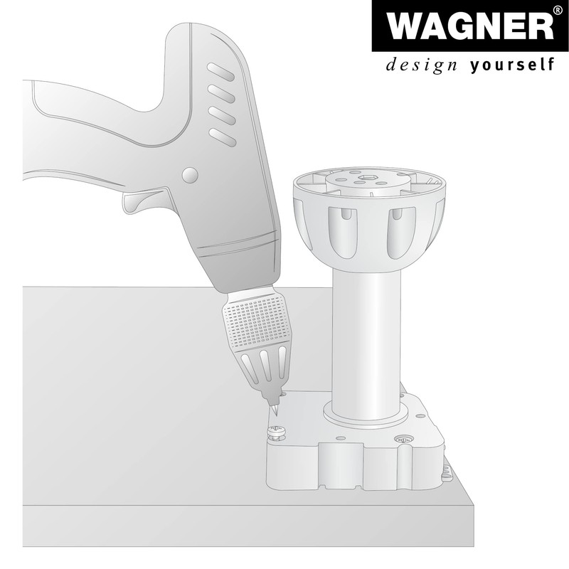 WAGNER 12039500 Kitchen Foot / Furniture Foot / Adjustable Foot