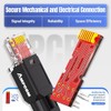 AMPCOM Cat6 Conector RJ45 sin herramientas UTP Terminación de campo