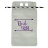 Funky Junque Drink Pouch with Straw - Bride Tribe w/Arrow