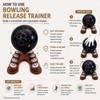 Cragite Bowling Release Trainer with 9 Bearing Ball Spinner