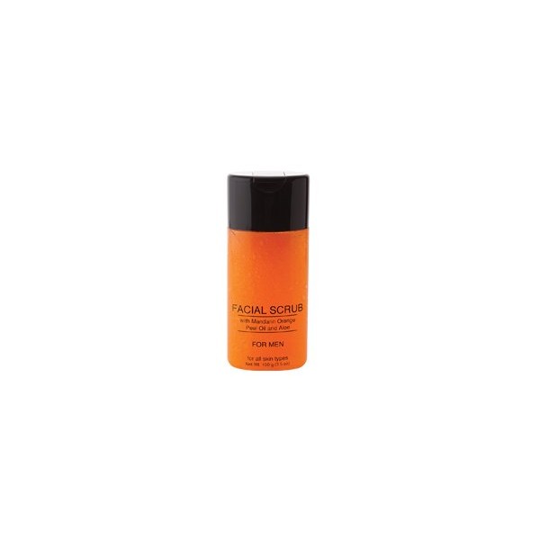 Jolie Facial Scrub W/Mandarin Orange Peel Oil & Aloe - For Men 3.5 oz.