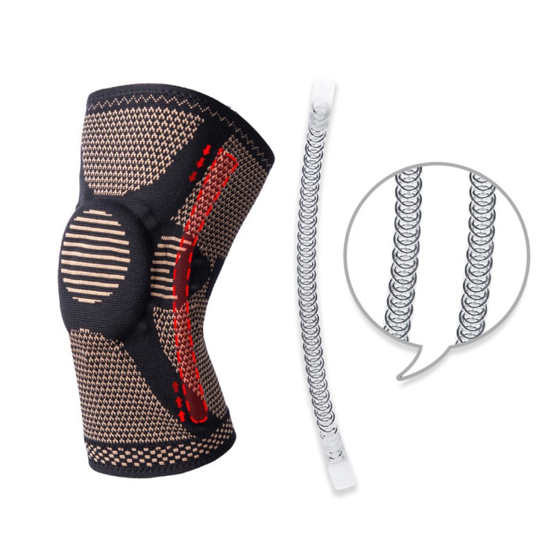 1 Pair Knee Brace Elastic Breathable Knee Sleeve Compression Non