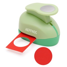 AEFFNOC 1 Inch Circle Hole Punch, Circle Punches, Hole Puncher Cutter, One Punch, Craft Lever Punch, Hole Punch Shapes, Paper Punchers for Crafts, DIY Arts