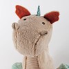 sigikid 43273 Dragon Patchwork Sweety, Plush, Cuddly Toy, Cuddly Soft,