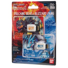 Bandai Namco - Digimon - Vital Hero DIM Card Pack (Volcanic Beat & Blizzard Fang)