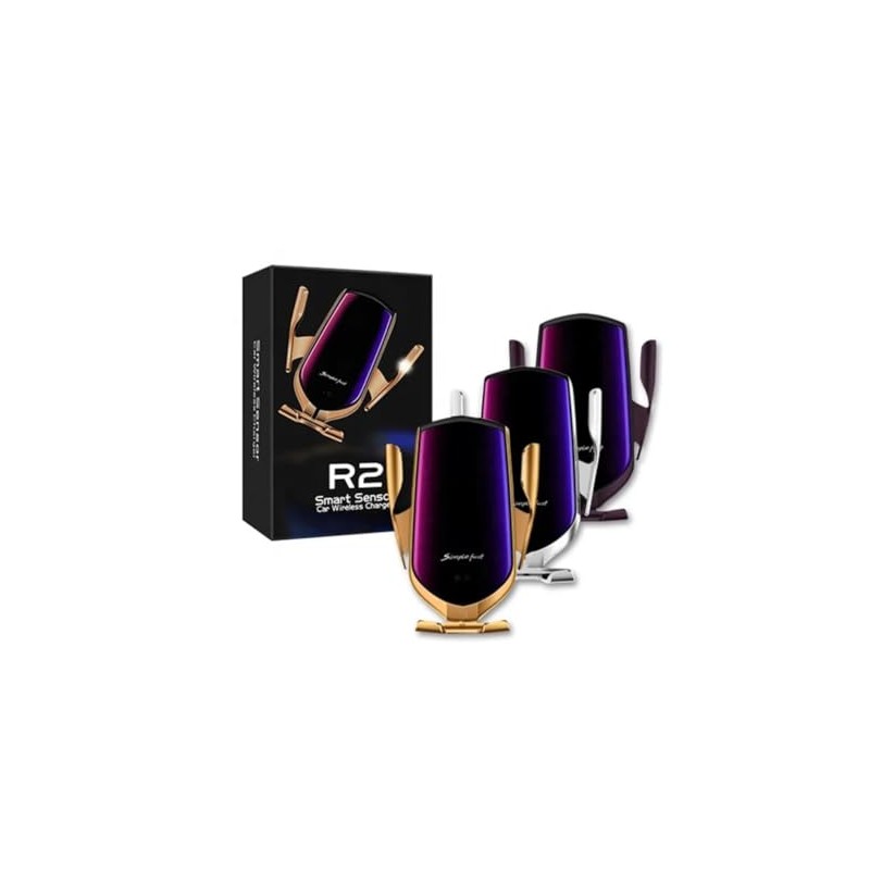 Generic Automatic Clamping Smart Sensor 10W Wireless Car Charger (Black)