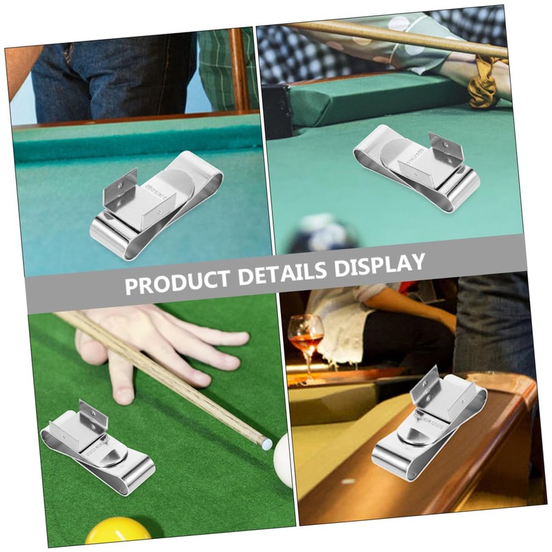 WOONEKY Snooker Supply Billiard Accessories Magnetic Billiard Chalk Holder Chalk