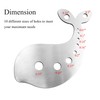 Stainless Steel Herb Stripper Tool, 10 Holes, Kitchen Leaf Remover