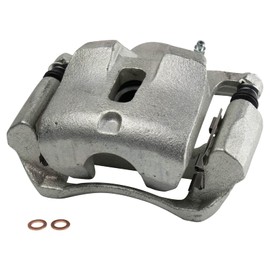 TRQ Front Left Brake Caliper w/Bracket Drivers Side Compatible with 2003-2008 Honda Pilot