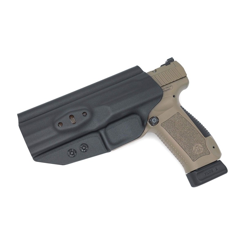 Rounded Tuckable IWB Holster Fits: Canik TP9SFX Holster - Ambi
