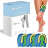 Bodytecni Fersenpolster zur Korrektur von Plantarfasziitis und Fersensporn, Silikon, für