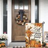 ARGOOFG Fall for Jesus Cross Garden Porch Flag Decor 12"x18"