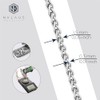 NKlaus 40 / 45 + 5 cm Braided Chain 925