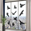 JUNART Anti-Collision Window Stickers, Bird Shape Window Decals, Prevent People