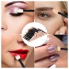 BLOOPIC Eyeshadow Brush, Sponge Tip, Disposable Double Eyeshadow Brush, 50