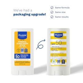 Mustela Protector Solar Mineral SPF 50 Stick 0.6 oz