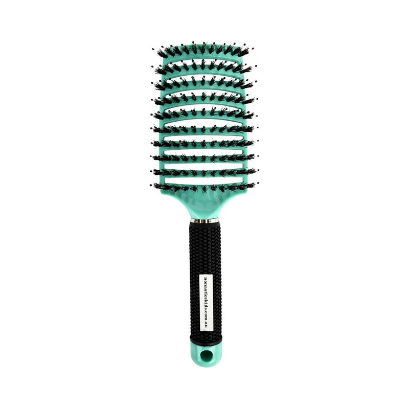 No Nasties SLiCK KiDS Detangler Brush, Aqua