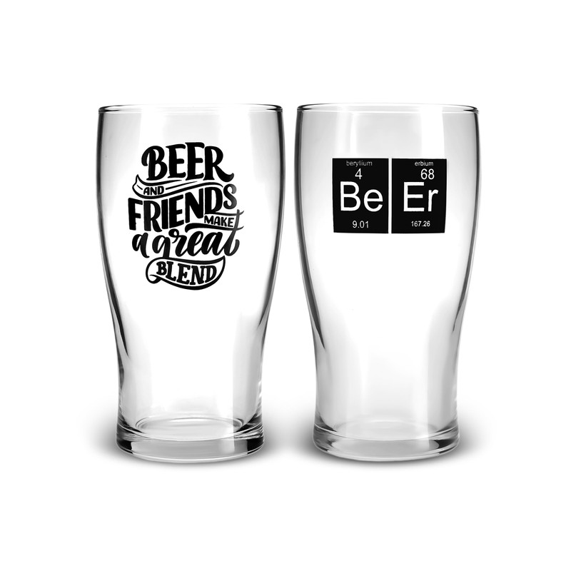 Karaca Set di bicchieri da birra da 454 ml, per