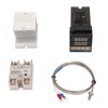 4PCS Digital PID Thermostat Quick Response Temperature Controller with Thermocouple