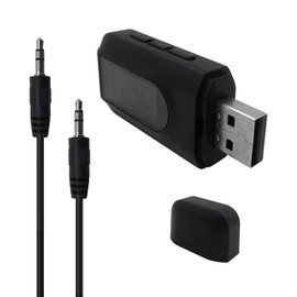 Premium Bluetooth 5.0 Transmitter Receiver 4 IN 1 Wireless Audio 3.5mm USB Aux Adapter