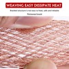 BuyUneed Braided Ground Straps Copper Automotive Grounding Wire Connection 1/4"