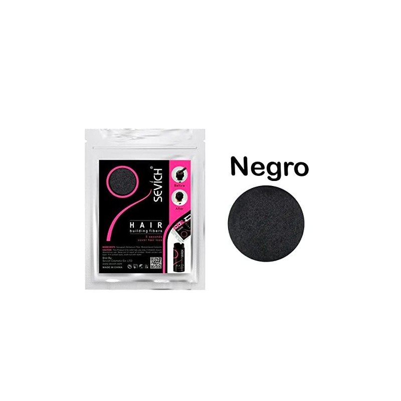 Sevich Micro Fibras Naturales 100 grs Disminuye la Calvicie (Café