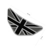 Union Jack Black & 2 Tone Grey Chevron Car -