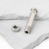 LT Easiyl Skateboard Truck Kingpin and Nut, Silver, 4pcs