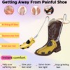 2PCS Boot Stretchers for Cowboy Boots Women Men Adjustable for