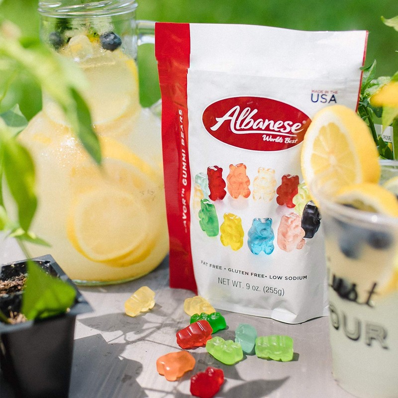 Albanese World's Best 12 Flavor Gummi Bears | 9oz of