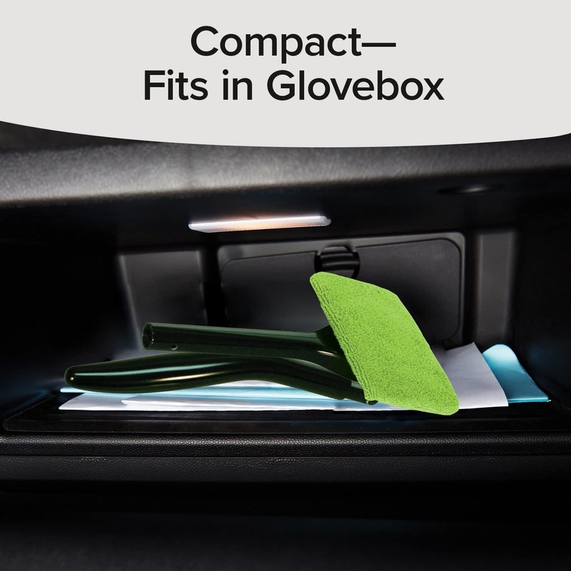 Windshield Wizard Cleaning Tool, AS-SEEN-ON-TV, Cleans Windshields Without Reaching, Microfiber