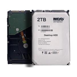 MDD 2TB 64MB Cache 7200RPM SATA 6.0Gb/s 3.5inch Internal Desktop Hard Drive (MDD2000GSA6472)