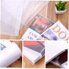 5piezas Cubiertas De Libros Reutilizables Transparentes Impermeables Fundas Para Textos