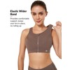 Yvette High Impact Zip Front Closure Sports Bras, Support for