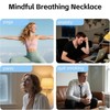 Breathing Necklace with Resistance, Breathing Necklace for Anxiety Relief, Breathing