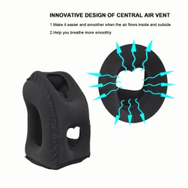 Mayeujds Inflatable Cuddling Pillow Flight Pillows for Long haul Flights Comfortable for Long Flight Comfortable and Portable, Easy to Travel