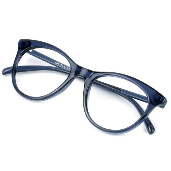 VisionGlobal Blue Light Blocking Glasses for Women, Anti Eyestrain, Computer