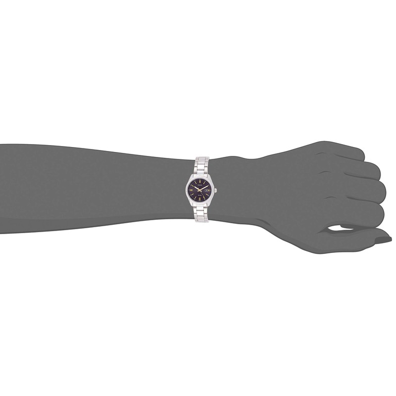 Women's Standard Gunmetal Dial Stainless Steel