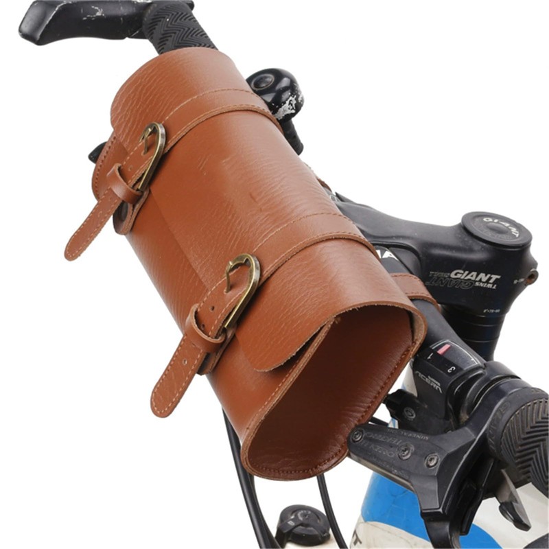 Niwugady Bicycle Bag, Retro Charm, Elegance Look Handmade Leather Saddle