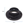 Wardrobe Rail Black Mounted Kit for Clothes Hanging (1 rail,