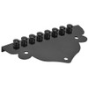 Mandolin Tailpiece Black 8-String Screws Triangular Parts Musical Instrument Accessories
