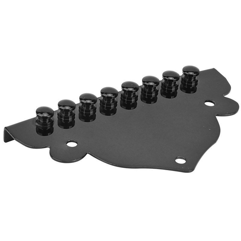 Mandolin Tailpiece Black 8-String Screws Triangular Parts Musical Instrument Accessories