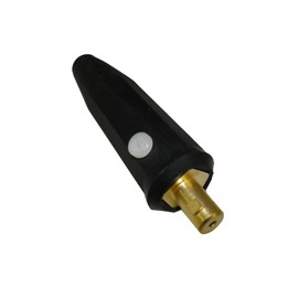 WeldingCity Gas-thru Dinse-type (50mm) Cable Adapter Plug Connector for Air-cooled TIG Welding Torch 9 and 17 Series