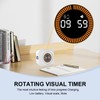 Rotating Cube Visual Timer 5, 25, 10, 50 Min Preset