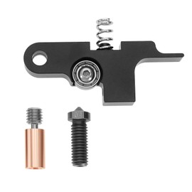 The Lord of the Tools 1 Set Throat Pipe Deflection Arm Extruder Upgrade Kit Nozzle 0.4 mm for 3D Printer Compatible with Artillery Sidewinder X1/X2 Genius Extruder Metal