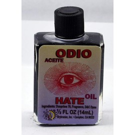 MW 1 PIECE BRYBRADAN HATE SPIRITUAL OIL ODIO ACEITE ESPIRITUAL -1/2 FL OZ 14.7ML